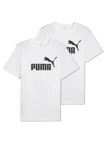 Puma T-Shirt 2er Pack in Weiß