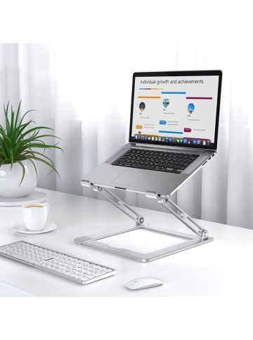 TechProtect Tech-Protect ULS400 universeller ausziehbarer Laptopständer in Grau