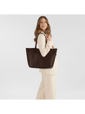 Marc O'Polo Allis Shopper Tasche L Leder 51 cm in dark chocolate