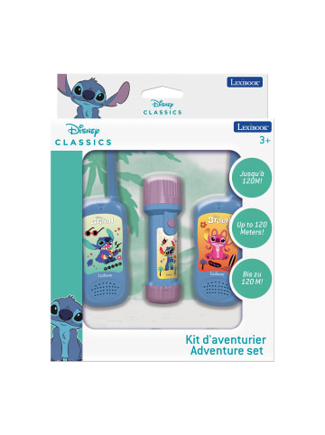 LEXIBOOK® Disney Stitch Abenteuer-Set mit Walkie-Talkies & Taschenlampe