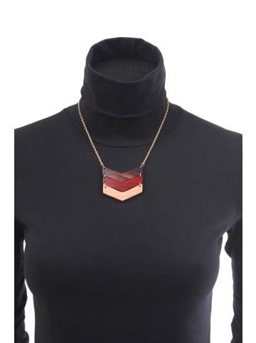 collezione alessandro Kurze Kette " Semira " in braun