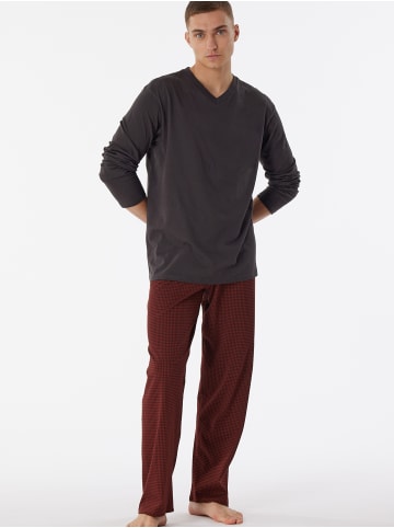 Schiesser Pyjama Comfort Essentials in Anthrazit