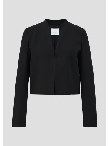 s.Oliver BLACK LABEL Indoor-Blazer langarm in Schwarz