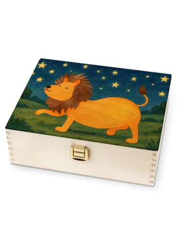 Mr. & Mrs. Panda Teebox Sternzeichen Löwe Design ohne Spruch in Weiß