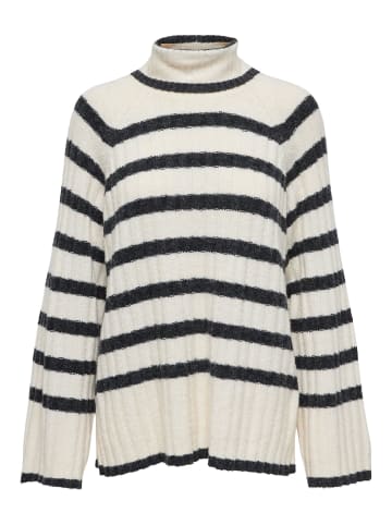 JACQUELINE de YONG Pullover Knit it Rollkragen Langarm Lang in Beige