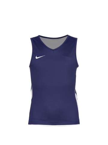 Nike Performance Basketballtrikot Team Basketball Reversible in dunkelblau / weiß