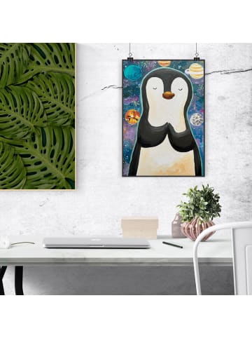 Mr. & Mrs. Panda Bild Pinguin Universum Design ohne Spruch in Weiß