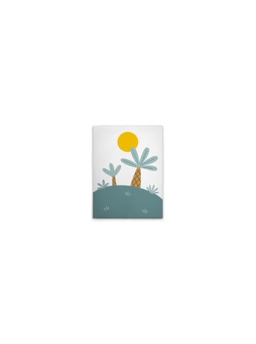 A.S. Création Leinwandbild Canvas Dinosaur Blau