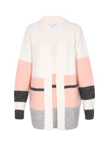 usha BLUE LABEL Damen Cardigan in Rosa Mehrfarbig