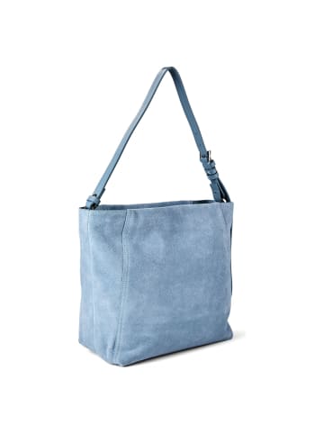 Liebeskind Berlin Chudy Schultertasche M Leder 36 cm blue denim suede