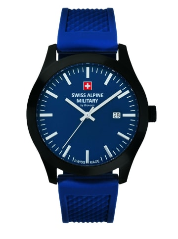 Swiss Alpine Military by Grovana Analoguhr für Herren in blau