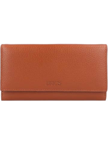 BRIC`s Marmolada Geldbörse RFID Schutz Leder 18 cm tabacco