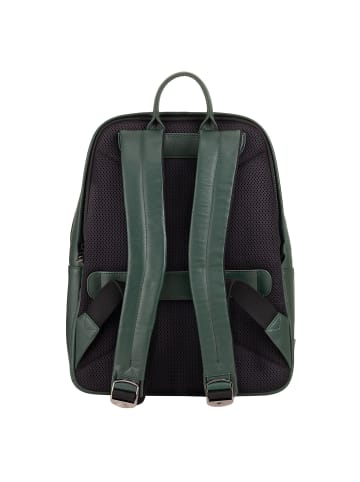 DuDu New York Daypack Leder 41 cm Laptopfach in mangrove