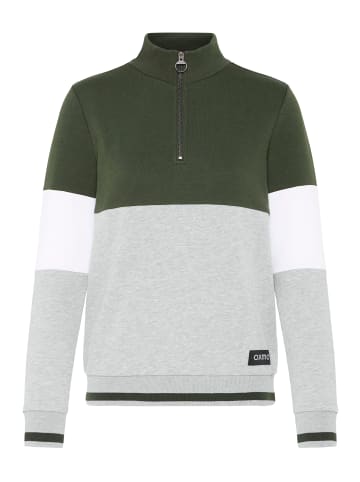 Oxmo Longsweatshirt OXOmaren in Grün