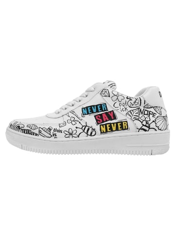 Dogo Dice Sneakers - Never Say Never in Weiß