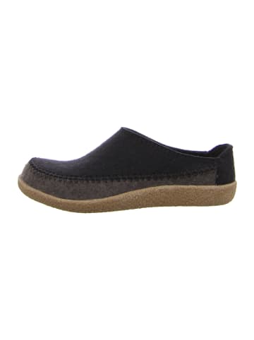 HAFLINGER Hausschuh in schwarz