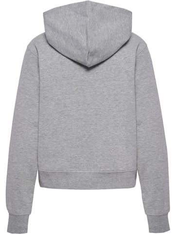 Hummel Hoodie "Hmlelemental Short Hoodie Woman" in Grau