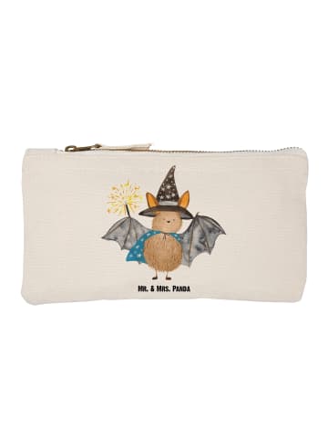Mr. & Mrs. Panda Schminktasche Fledermaus Zauberer ohne Spruch in Weiß