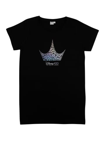 United Labels Disney Princess Nachthemd  - Jubiläumsshirt Schlafshirt kurzärmlig in schwarz