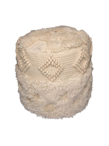 Kayoom Sitzkissen Pouf Bohist Natural 35cm x 35cm boho in natural