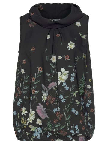 Laura Scott Blusentop in schwarz-bunt-geblümt