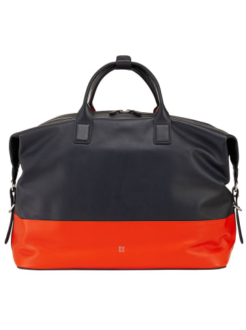 DuDu Miami Weekender Reisetasche Leder 43 cm in navy