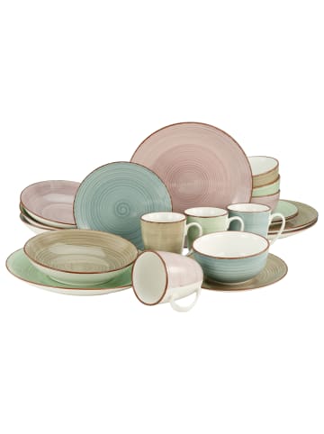 CreaTable SAMBA, Samba Kombiservice 20 teilig in mehrfarbig