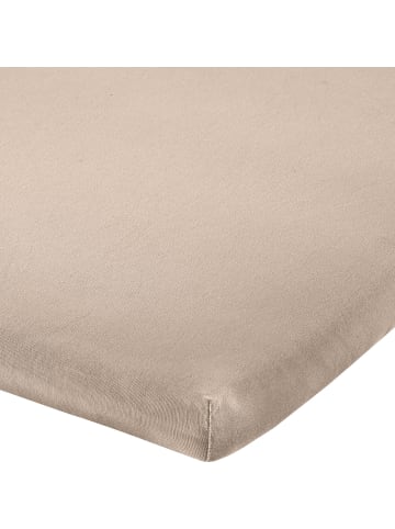 Erwin Müller Single-Jersey Topper-Spannbettlaken Freising in beige