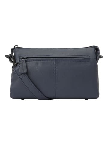 VLD VOi Leather Design 4 Season Umhängetasche Leder 21 cm in blau