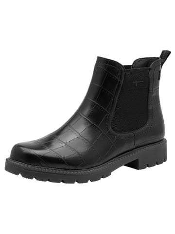 Tamaris Chelsea Boot in BLACK CROCO