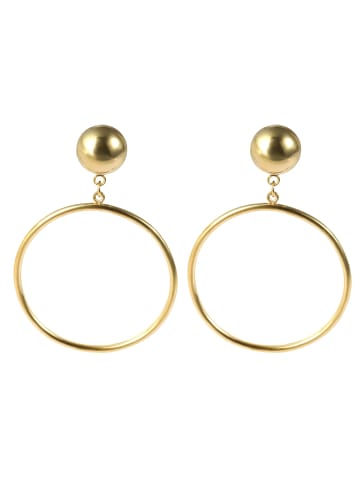 Adeliás Damen Ohrringe – Ohrhänger aus Edelstahl in gold