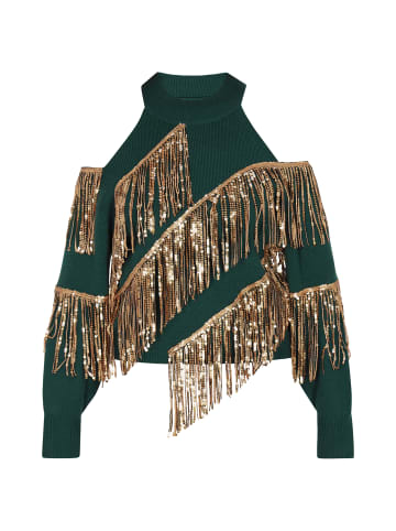 faina Damen Pullover in Dunkelgrün