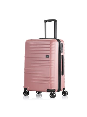 Pack Easy Mena 4 Rollen Trolley 64 cm mit Dehnfalte in pink