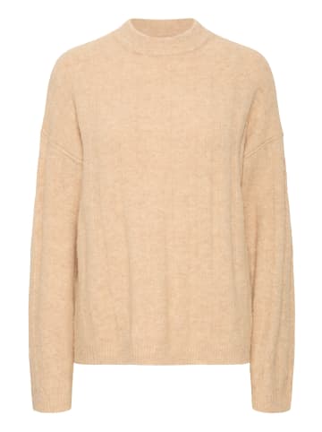 b. young BYOMEA JUMPER 5 KNIT Loose fit in Humus Melange