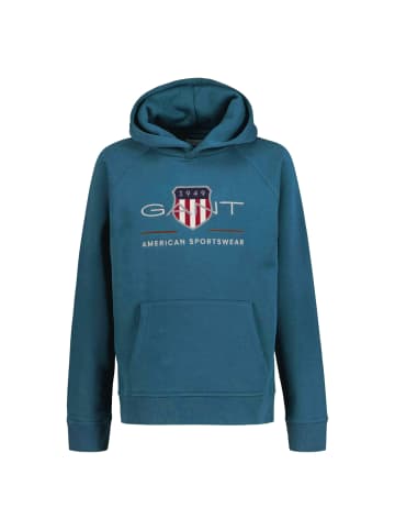 Gant Sweatshirt in Petrolblau