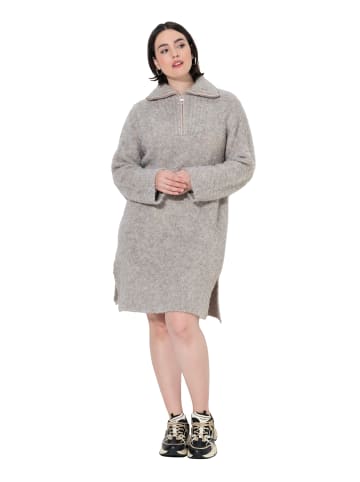 Ulla Popken Midikleid in dunkelbeige