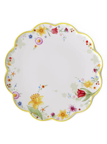 Villeroy & Boch Tortenplatte Spring Awakening in gelb|grün