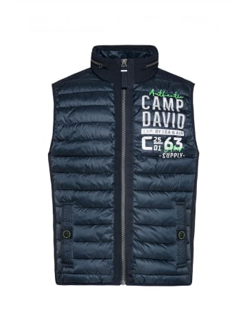 CAMP DAVID  Weste 'Jackets CAD Blue HW 22' in dunkelblau