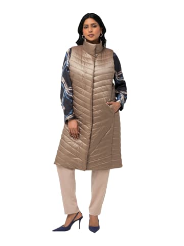 Ulla Popken Weste in blassbraun