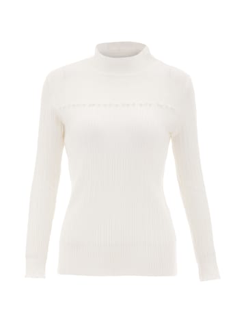 CARNEA Damen Strickpullover in Wollweiss