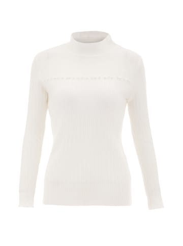 CARNEA Strickpullover in Wollweiss