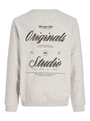 JACK & JONES Junior Sweatshirt in White Melange