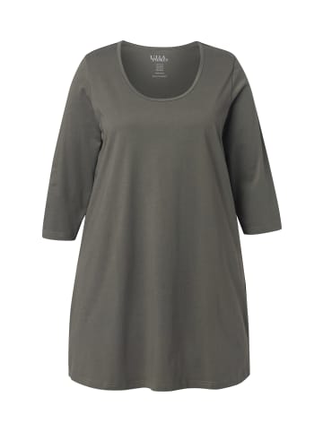 Ulla Popken Longshirt in olivgrau