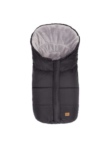 fillikid Fleece-Fußsack Eiger Soft für Babyschale und Babywanne in schwarz