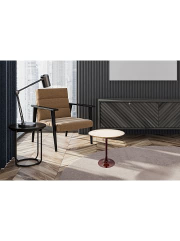 Kayoom Beistelltisch Art Deco in creme - pflaume
