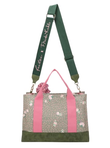 Fritzi aus Preußen Shopper Fritzi x Frida Kahlo in Grün