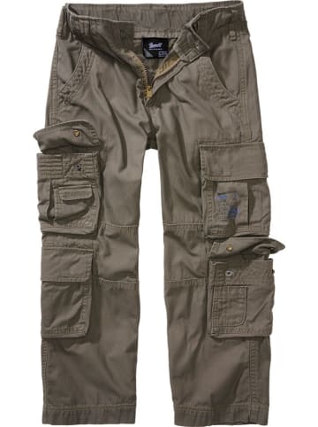 Brandit Kinder Cargohose "Kids Pure Vintage Pants" in Grün