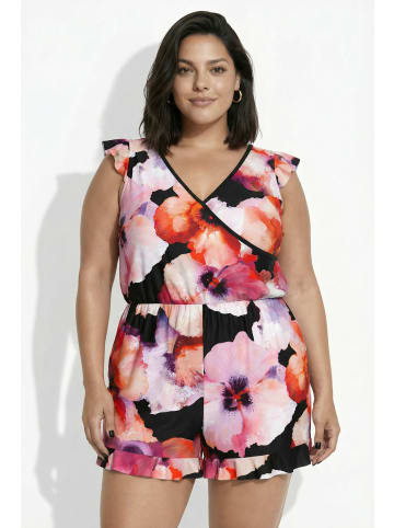 Ulla Popken Badeanzug in schwarz