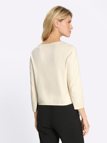 Sieh an! Feinstrickjacke in champagner