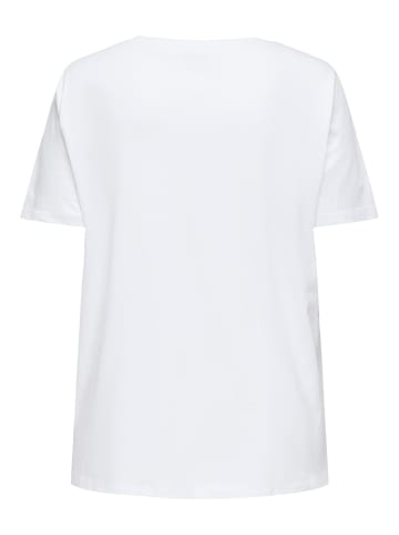 ONLY Carmakoma T-shirt in Bright White